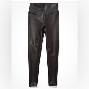 American Eagle Leather Leggings